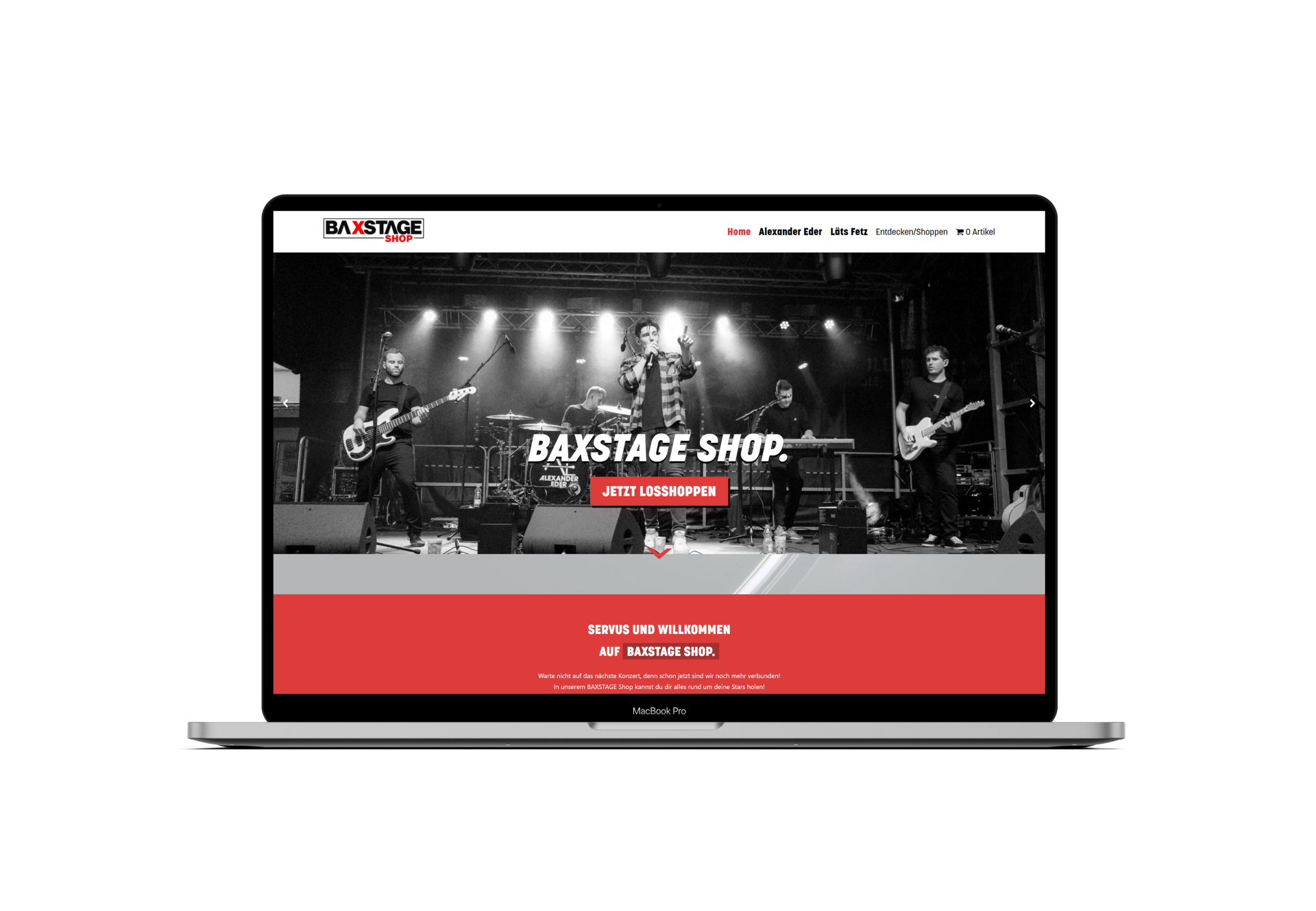 Baxstage Onlineshop